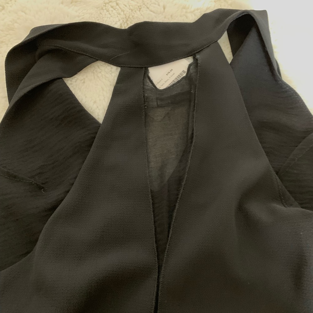Bishop + Young Tie Neck Top - Black - Picture 6 of 7